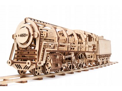 3D puzzle drevená lokomotíva UG 460 UGEARS