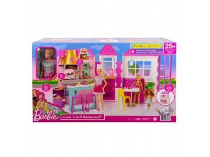 ND17_ZB-136620 Barbie Restaurant Set + Doll H
