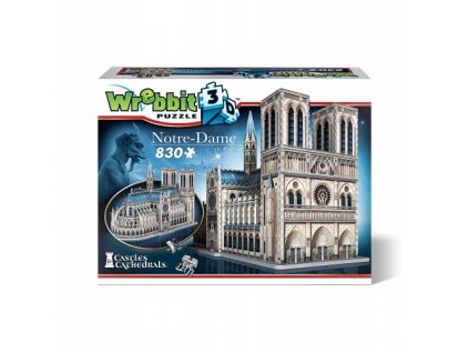 3D puzzle Wrebbit katedrála Notre Dame de Paris 830