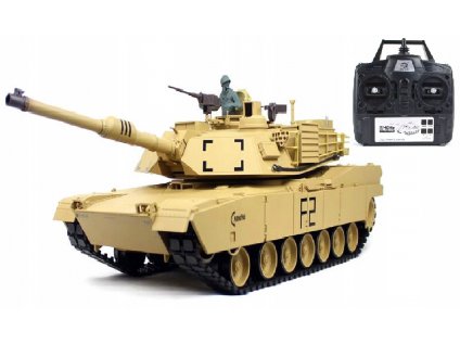 M1A2 Abrams Tank 1:16 Heng dlhý dym