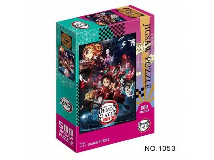 Styl č. 1053 Anime Jigsaw Puzzle Demon dobyvateľ