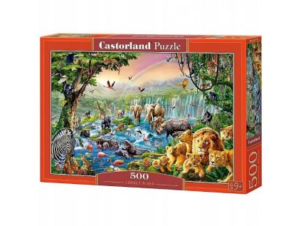 Rieka puzzle v džungli Castorland 500EL