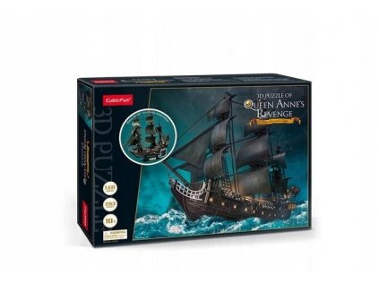 3D LED PUZZLE Pomsta kráľovnej Anny 20522