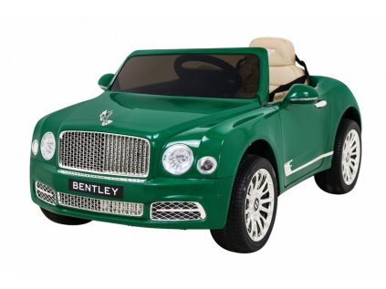 Zelené vozidlo Bentley Mulsanne