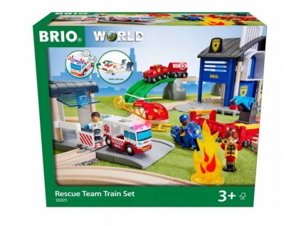 Brio Deluxe Brigade Set a polícia 38 El.