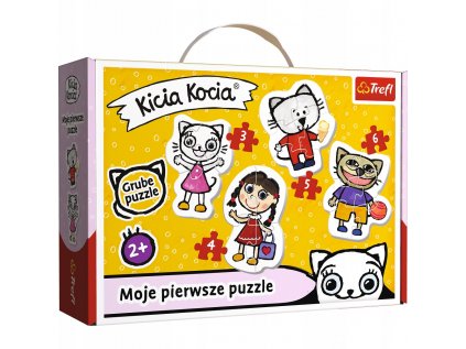 Puzzle Baby Classic Cheerful Kitty Cat 24m+ kluby