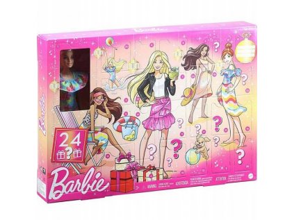 Barbie - adventný kalendár s bábikou GXD64