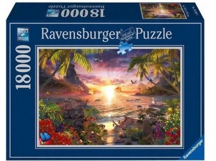 Puzzle 18 000 dielikov Nebeský západ slnka