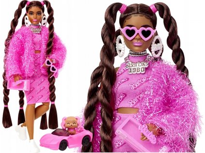 Barbie extra módna bábika so zvieratami HHHN06