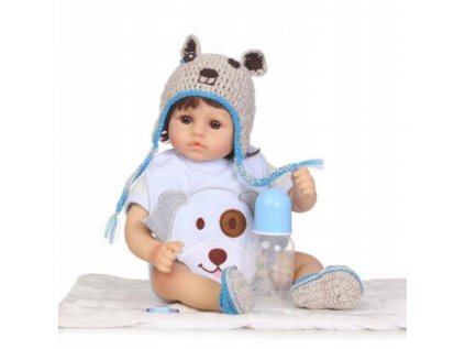 Reborn Baby Dolls Docka Mjukt Silikone 47 cm