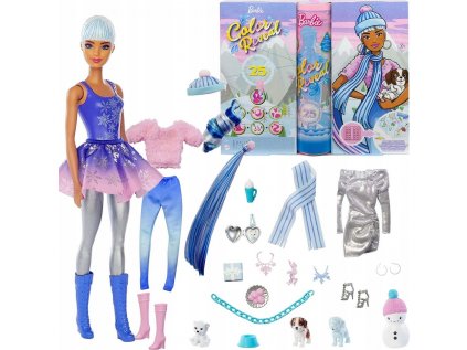 Barbie HBT74 Color odhaliť bábiku - 25 prekvapení