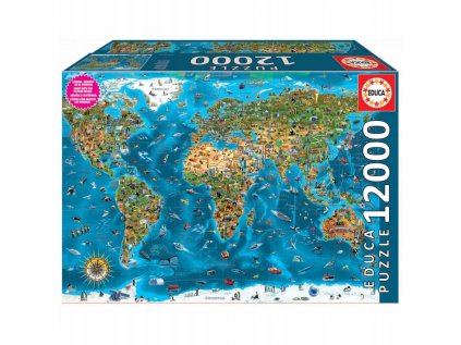 Puzzle 12 000 prvkov zázraku sveta