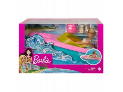 ND17_ZB-128951 Barbie Motorboat + Doll