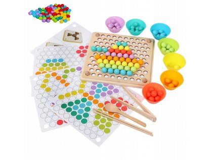 Mozgový výcvik drevená puzzle puzzle Montessori