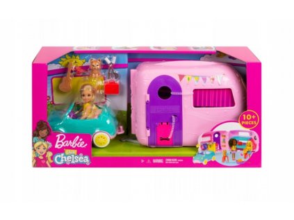 Barbie Doll Kemping Trailer Chelsea fxg90