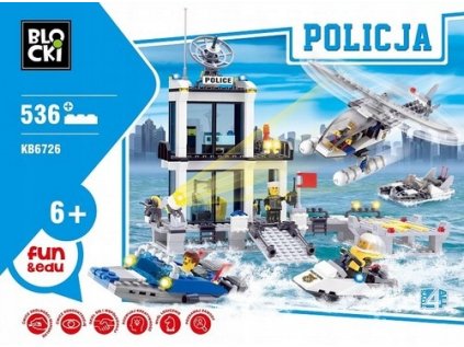 Blokové bloky MyPolice Police Station 631 PCS.