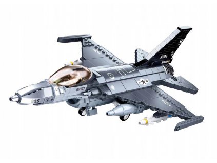 Bloky lietadlá Sluban F16 Falcon Fighter Army