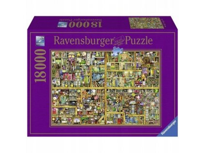 Puzzle 18000 EL - polica s knihami Ravensburger