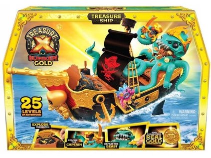 Treasure X Suspte Gold 25 úrovní lode