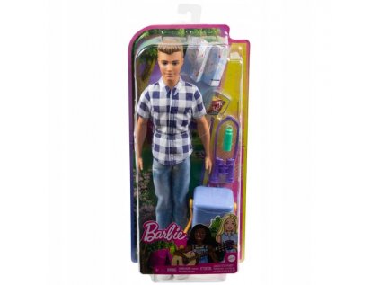 Barbie Camping Ken Doll and Accessories HHR66