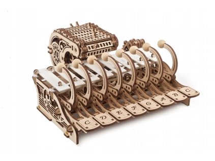 3D mechanické puzzle czelesta prístroj ugears