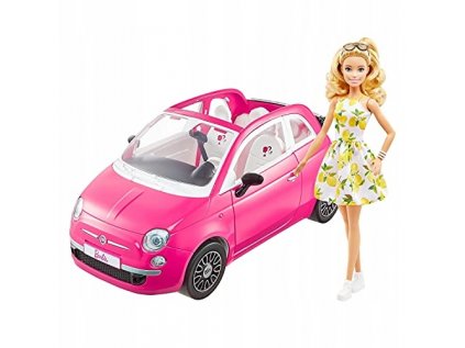 Barbie Fiat 500 a bábika, viacnásobná, na 3 roky,