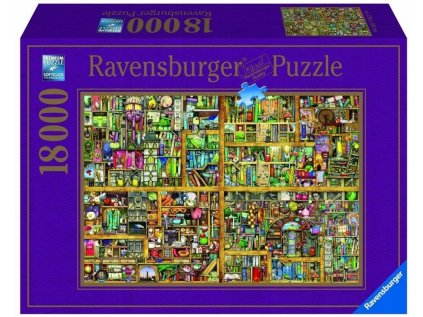 Puzzle 18 000 poličiek s knihami, Ravensburger