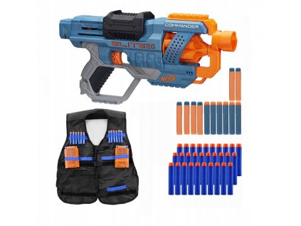 Nerf Elite 2.0 Commander RD-6 + príslušenstvo