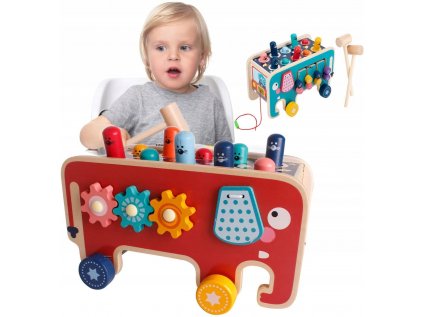 Drevená vzdelávacia hračka TAMPER Montessori