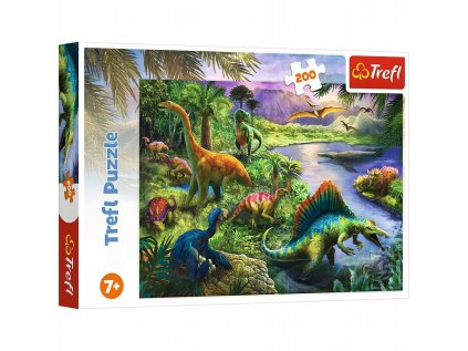 Puzzle 200 EL - Dravé dinosaury 13281