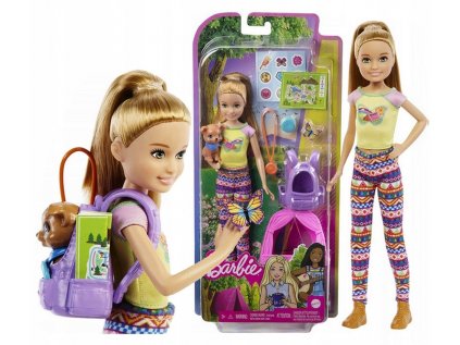 Barbie Doll stál v kempe + doplnky pre psov