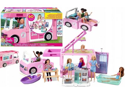Barbie Camper 3in1 Doll + Accessories 6865