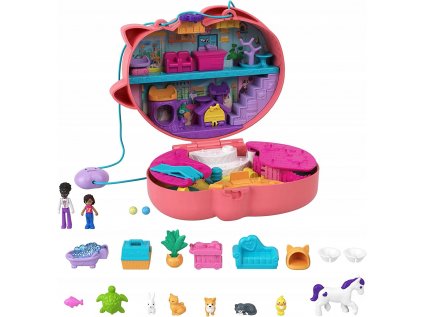 HGT16 Polly Pocket Compakt Bag Cat Cat