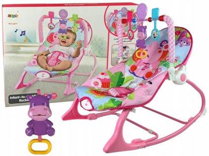 Kreslo sedadla Cradle Rocker 2in1 Pink Hypo