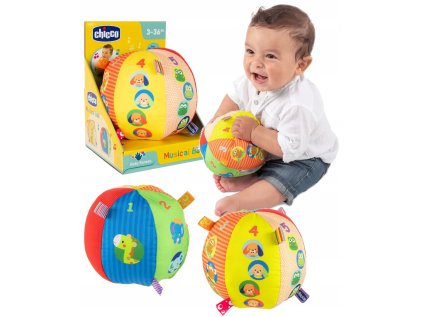 Chicco Soft Hrate Interactive Ball of the Label +3M