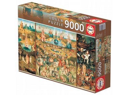Puzzle 9000 Educa Garden of the Delights of the Earth Bosch