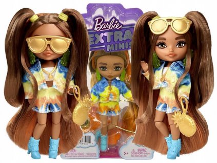 Barbie Extra Minis Doll Doll Doll v bojovej bunde