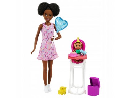 Barbie Babysitter Mini -Family Set + Dolls Grp41