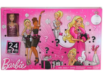 Barbie Shiny Advent Calendar s bábikou