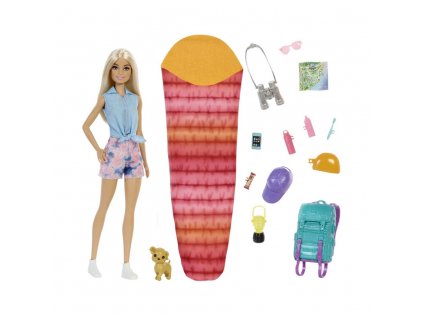 Barbie Malibu Doll v kempe + príslušenstvo HDF73