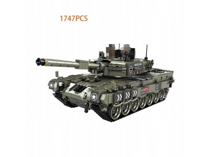 1747 PCS Mini Tank Model Kompatibilná budova