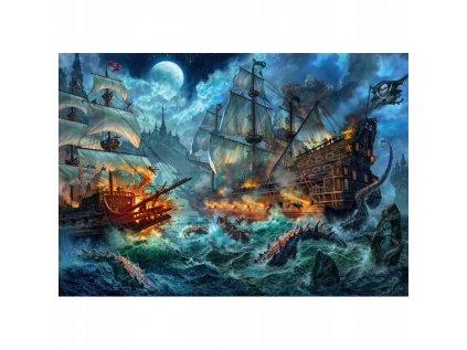 Puzzle 6000 El Pirate Ship Clementoni 36530