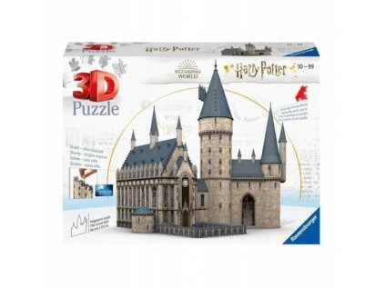 3D budovy puzzle Rokfort hrad Harry Potter
