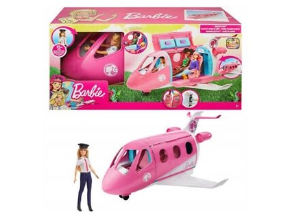 Barbie Dream Plane + Doll Pilot GJB33