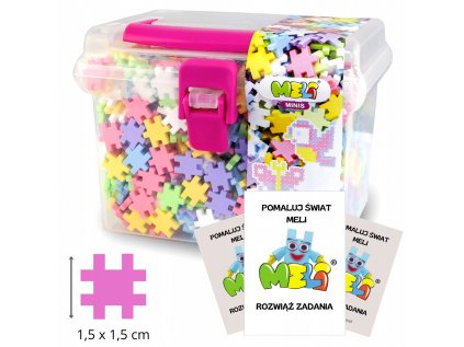 Meli Minis Pastel Girl Travel Box 1100 EL Blocks