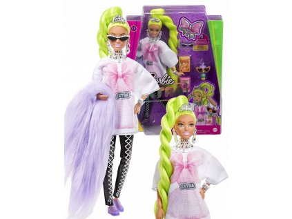 Barbie Extra Neon Doll Green Hair HDJ44