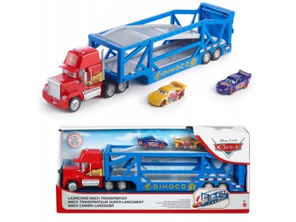 Mattel Cars Tir Transporter Maniek Towaro +2 autá