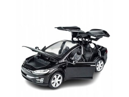 Model automobilu 1:32 Tesla X, Stop Aluminim Sound
