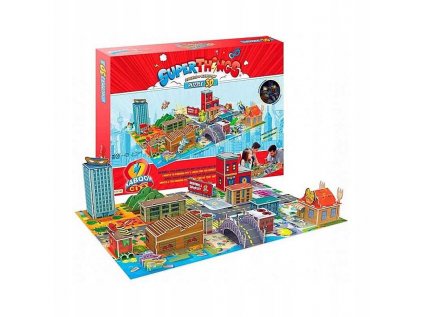 Super Things Super Zings Puzzle 3d Kaboom City