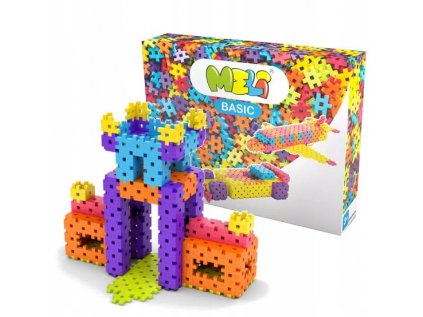 Meli Construction Blocks Basic 600 El. Mini doštičky